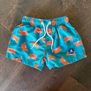 Crab Print Swim Shorts